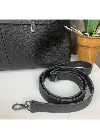 Жіноча сумка екокожа чорна велика ProDobro (363222266)