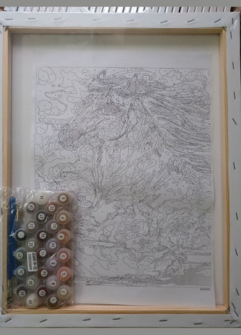 Картина за номерами Вільний кінь Картини за номерами коні 40х50см GX36495 Rainbow Art (308989064)