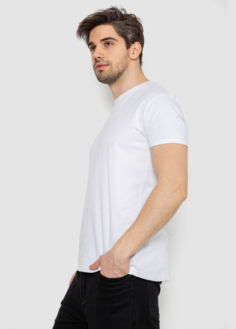 Белая футболка мужская однотонная базовая хаки размер l (sku_244r2404) с коротким рукавом No Brand