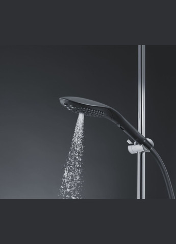 Насадка-стимулятор для душа 2в1 Wave Black, массажер для интимных зон Womanizer (296492066)