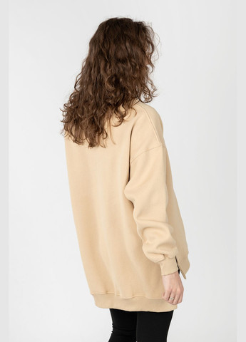 Бежевый женский свитшот цвет бежевый cb-00224073 LAGODOMEE (309020485)