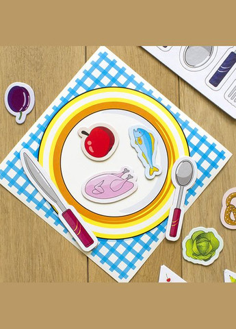 Детские учебные пазлы. Изучаем продукты питания 13203003, 20 развивающих игр в наборе Ranok Creative (367991479)