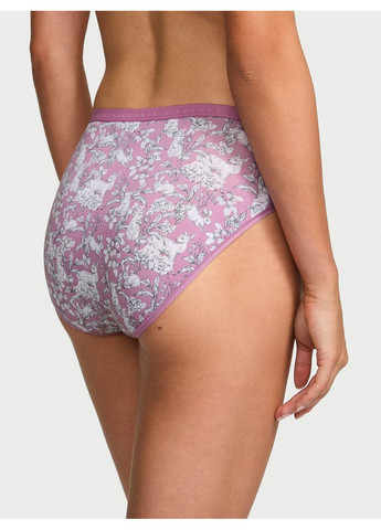 Трусики женские Cotton High-Leg Brief фиолетовые Victoria's Secret (349557646)