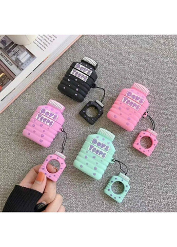 Чохол для навушників AirPods 1, 2 Boys Tears чорний + брелок Trends Airpods 1/2 (360897116)