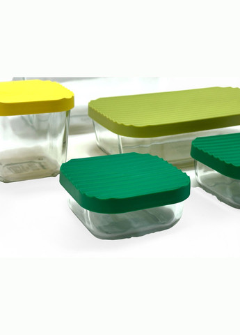 Набір скляних харчових контейнерів (5 шт) IKEA (322860722)