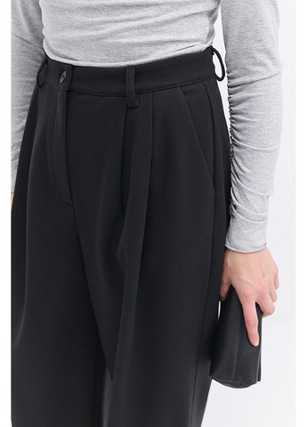 Жіночі теплі штани-палаццо темно-сірого кольору Arjen (364967620)