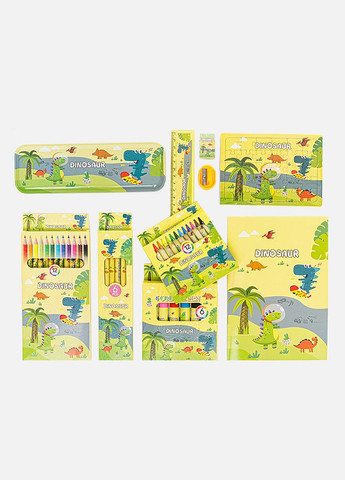 Канцелярский набор для рисования 10 в 1 цвет салатовый CB-00225778 No Brand (314890340)