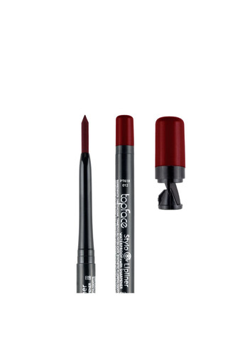 Олівець для губ водостійкий Stylo Lipliner матовий № 019 Червоногарячий (PT618) TopFace (360714493)