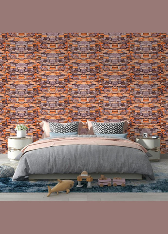 Самоклеющийся 3D панель песчаник Екатеринославский кирпич 3080x700x3мм SW00001763 Sticker Wall (300241798)