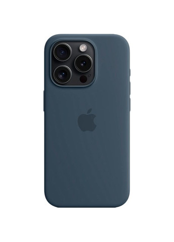 Чохол для iPhone 15 Pro Silicone Case with MagSafe Storm Blue (MT1D3ZM/A) Apple (307502362)