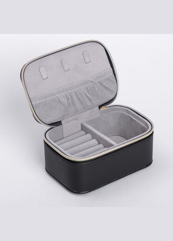 Скринька для прикрас з еко шкіри на блискавці міні органайзер для ювелірних виробів HP-5-26B Yiwu (325922781)