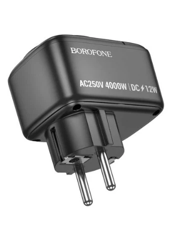 Перехідник BAC14 Wide 3xUSB 1 Black (6941991118890) Borofone (359475957)