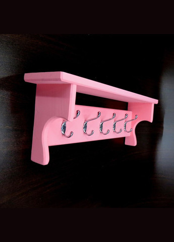 Вішалка для одягу з дерева Калгарі барбі (ВДО-000150) No Brand (327848932)