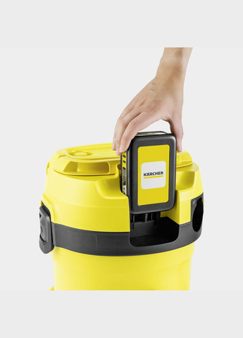 Пылесос WD 218 хозяйский, аккумуляторный, 12л, 18В, без АКБ и ЗП KARCHER (315604762)
