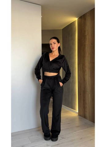 Женский велюровый костюм с камнями Fashion (361269086)