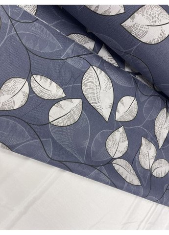 Постільна білизна з резинкою Азур, ранфорс Евро розмір, наволочки 50/70 No Brand (364219679)