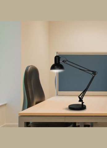 Настільний світильник DE1430ARD на струбцині під лампу Е27 чорний (01961) Ardero (305756040)
