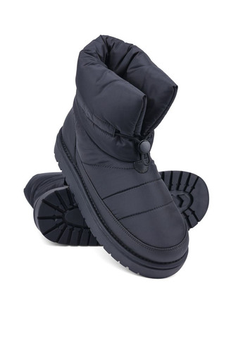 Зимние женские ботинки 7117-2 черная кожа Attizzare