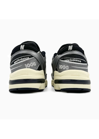 Чорні Осінні кросівки чоловічі new balance 1000 silver / black нью беланс 1000 No Brand