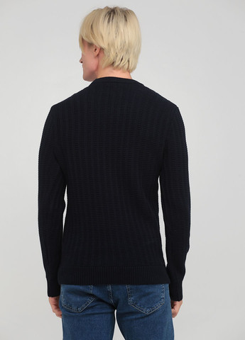 Темно-синій демісезонний светр чоловічий - светр af8074m Abercrombie & Fitch