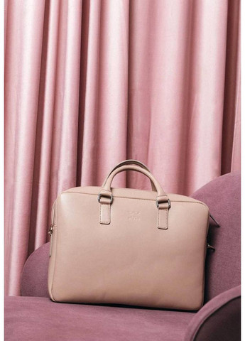 Шкіряна ділова сумка Briefcase 2.0 світло-бежевий The Wings (348358700)
