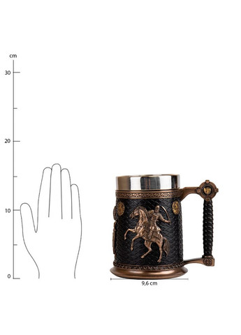 Пивний келих Битва вікінгів, 600 мл, 15 см VERONESE ELISEY (366889172)