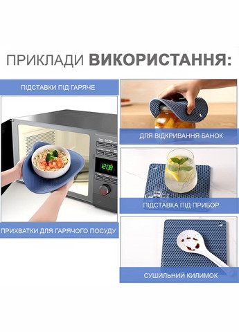 Подставки под горячее набор 3 шт Силикон -40-220℃ GDragon Home коврики силиконовые для горячей посуды 75_2_0_0 No Brand (316630680)