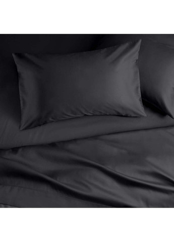Двоспальна постіль сатин з простирадлом на гумці SMOKY 180х220 см Cosas (307477180)