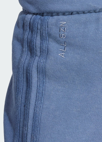 Шорты ALL SZN French Terry 3-Stripes Garment-Wash adidas (292305413)