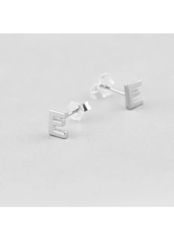 Сережки Letter E Minimal (338794721)