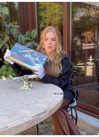 Коллекционная модель АН-225 "Мрия" CRYSTAL EDITION с кристаллами SWAROVSKI® (Собранная) MT001SWRSK/READY Metal Time (361113066)