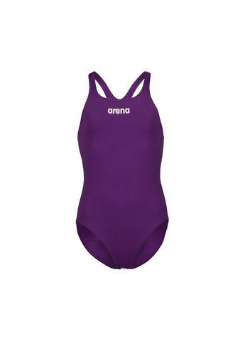 Фиолетовый демисезонный купальник закрытый для девочек team swimsuit swim pro solid фиолетовый дет Arena