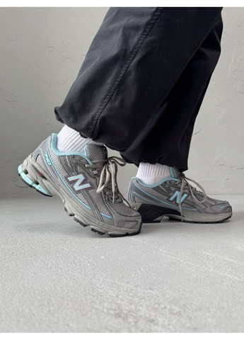 Сірі Осінні кросівки чоловічі new balance 740 grey blue нью беланс 740 No Brand