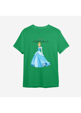 Зелена демісезонна дитяча футболка з принтом "cinderella / попелюшка" (10885837014) ТiШОТКА