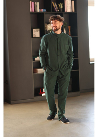 Пижама мужская фланель TOKYO SOFT зеленая Handy Wear (315705522)