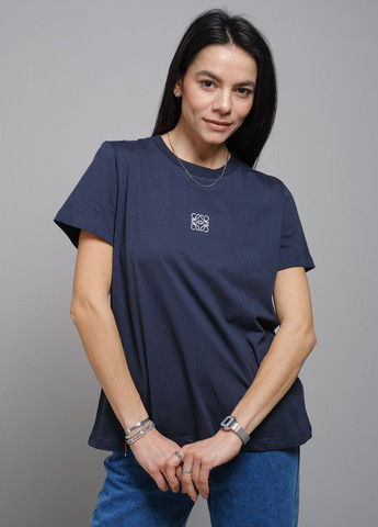 Синяя демисезон женская футболка 103121 Power
