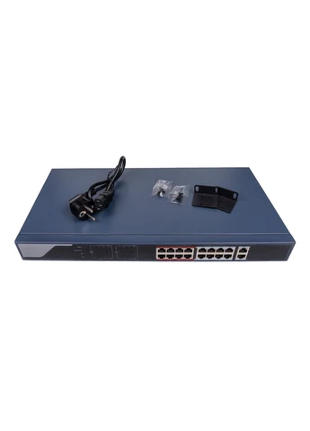 Комутатор мережевий POE GV-019-AI-16+2PG GreenVision (375053165)