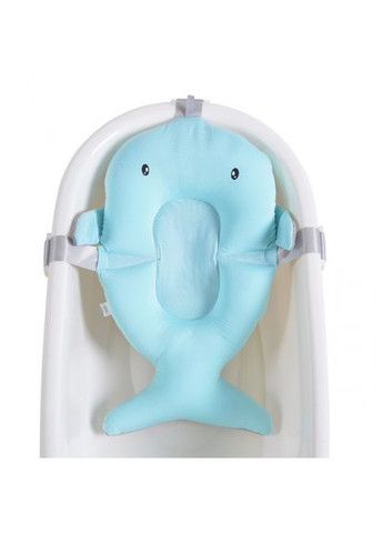 Матрацик-килимок у ванну Bestbaby 340 Blue Shark для дитини з кріпленнями 5 шт. Baby Best (360748913)
