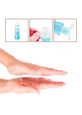 Гель-лубрикант увлажняющий съедобный без вкуса и запаха 100 мл на водной основе No Brand (366665249)