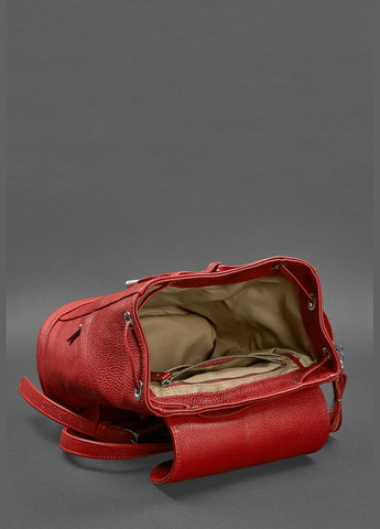 Шкіряний жіночий рюкзак Олсен червоний (A-026262) BlankNote (330144509)