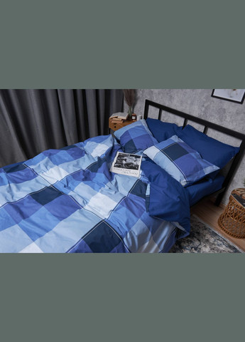 Комплект постільної білизни Бязь Gold Люкс «» Сімейні 160х220х2 наволочки 4х70х70 (MS-820004899) Moon&Star Finland Blue (293147841)