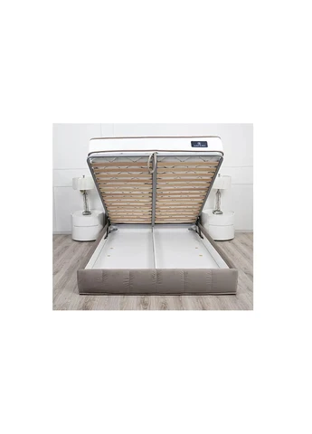 Двуспальная кровать Теана серая 180x200 с подъемным механизмом Welovemebel (354824266)