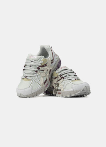 Сірі всесезонні чоловічі кросівки asics grey burgundy No Brand Gel-Kahana 8