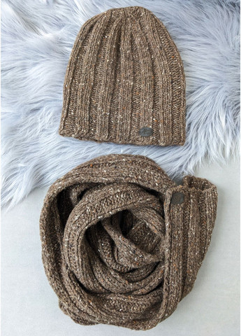 Женский демисезонный комплект – шапка и шарф INNOE Комплект шапка та шарф (369717149)