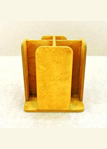 Органайзер одноразовых стаканов из дерева Клист 225 карри (ЧАЙ-221003) No Brand (327870010)