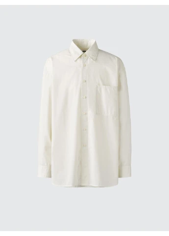 Бежевая рубашка Uniqlo
