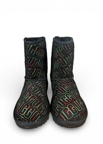 Черные угги classic graphic ii stitch kids (s/n1112383k), размер (us 4), 22.5 см UGG