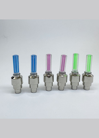 Светодиодные колпачки на ниппеля, Синие! НОВИНКА!!! No Brand (315717144)