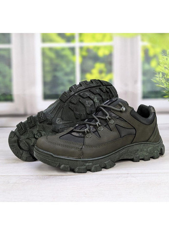 Оливковые (хаки) демисезонные кроссовки мужские демисезонные эко-кожа Dago