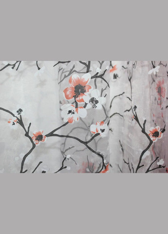 Шифоновые занавески шторы короткие 2x340x170 см (zanaves089к-3) No Brand (306633964)